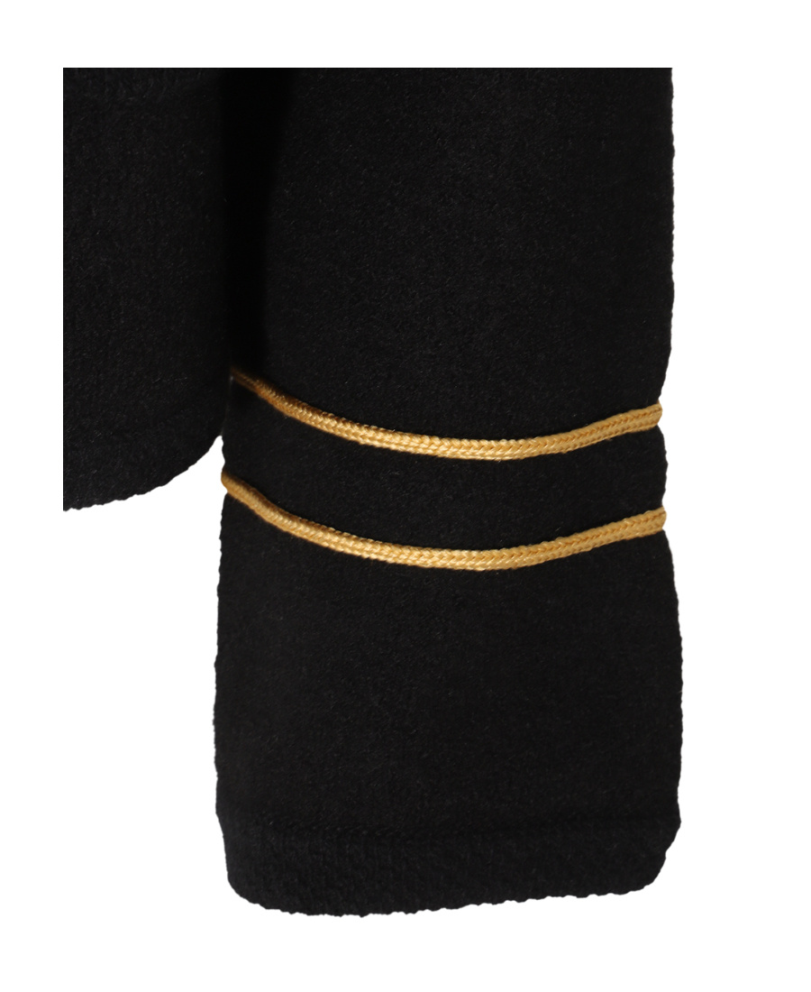 Celine Long-sleeved Wool Casual Jacket In Black
