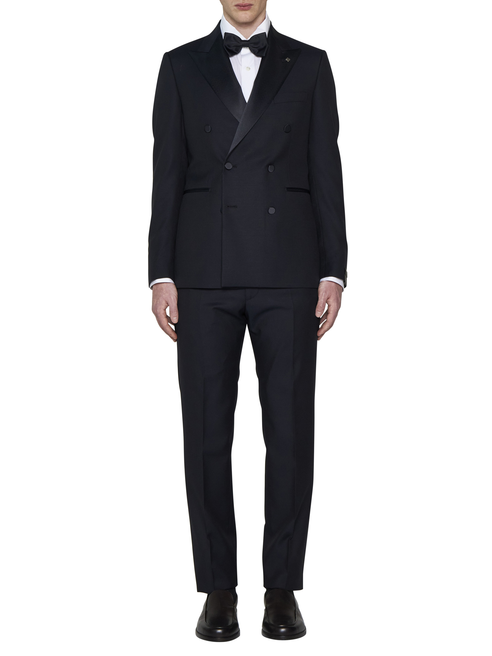 Tagliatore Single-breasted Suit In Black