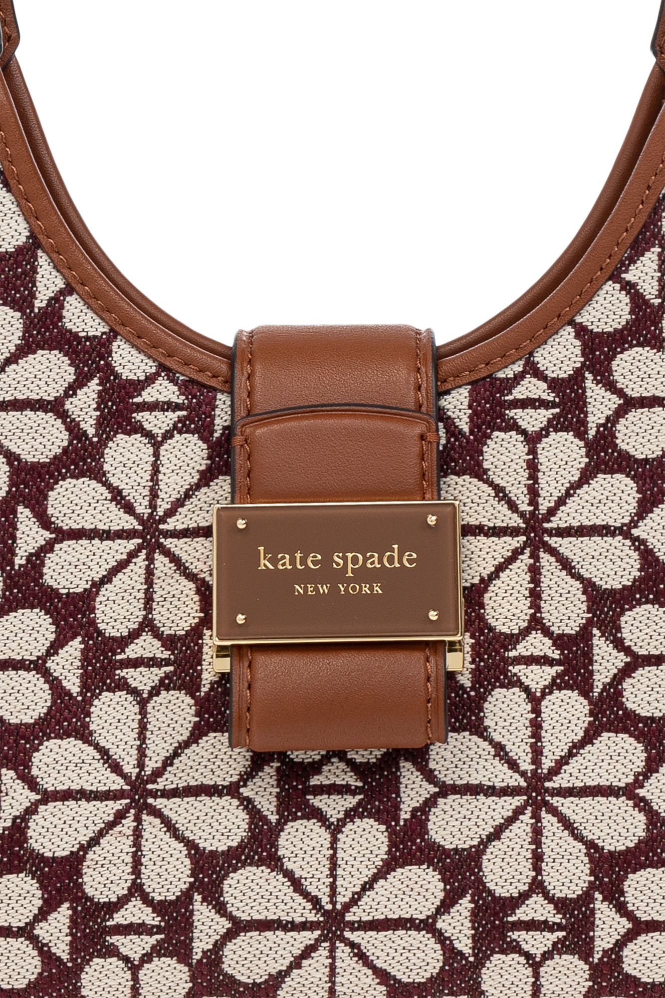 KATE SPADE SMALL NOUVEAU FLORAL-JACQUARD SHOULDER BAG
