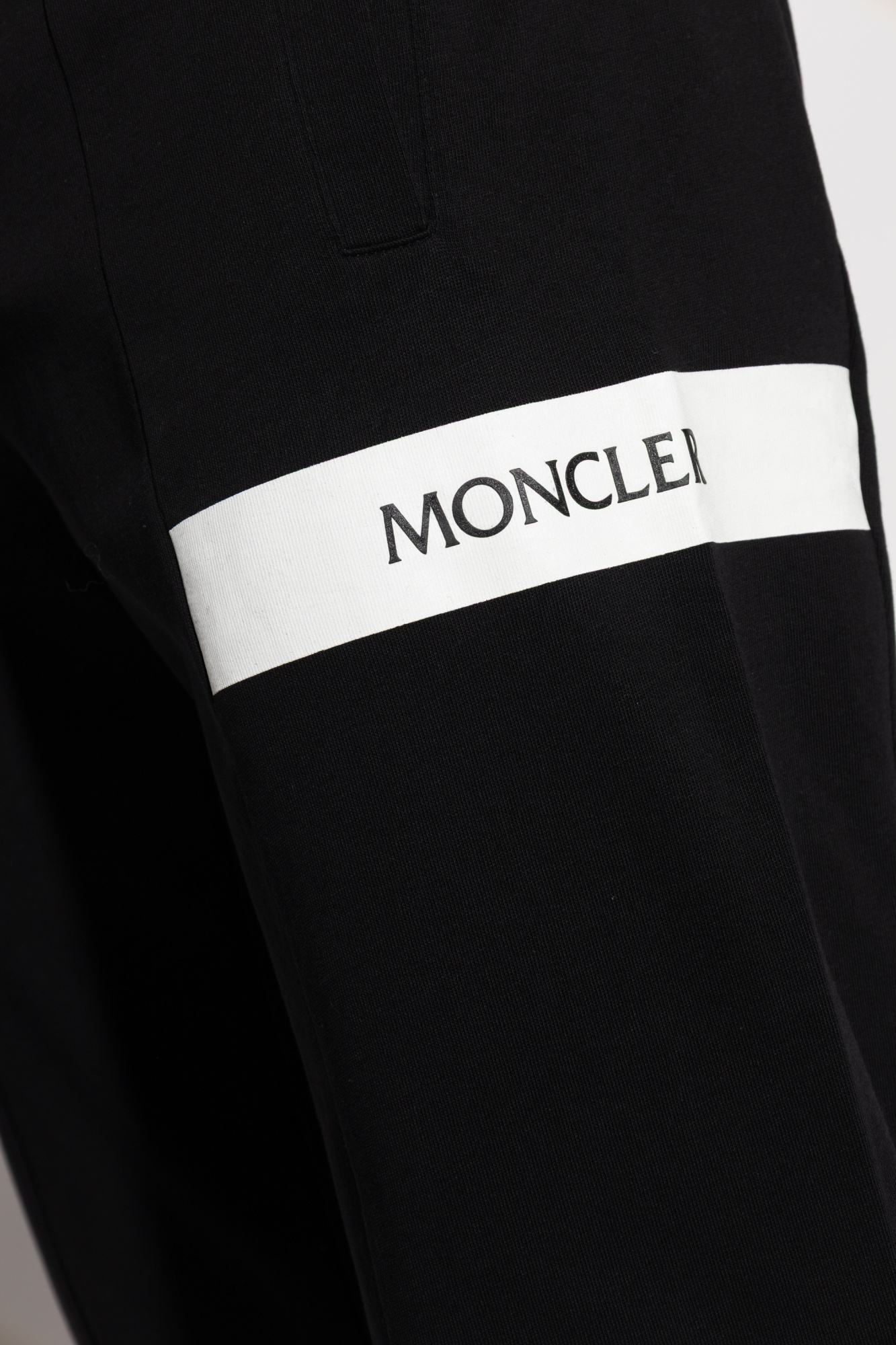 Moncler Drawstring Sweatpants In Black