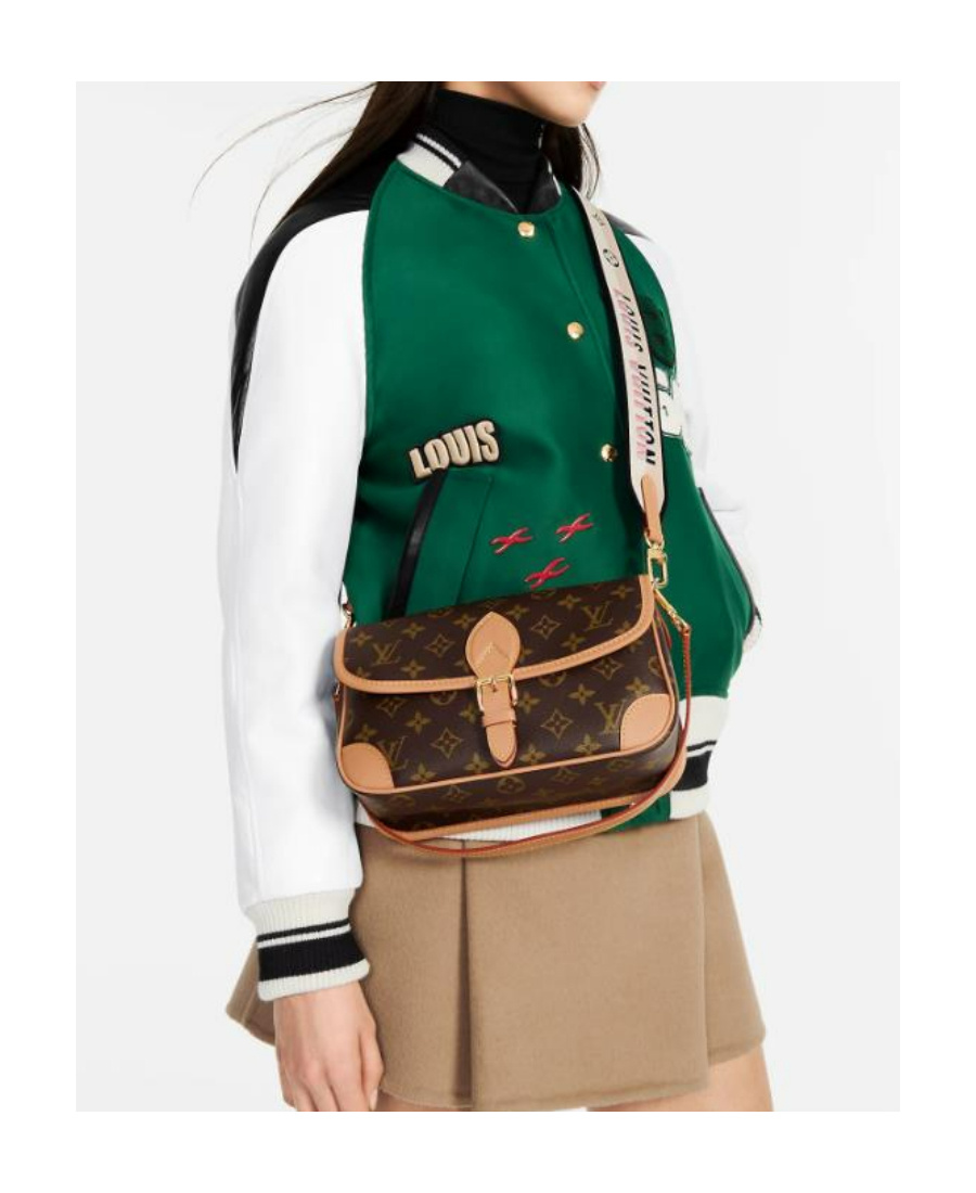 Pre-owned Louis Vuitton Diane Shoulder Backpack In Black