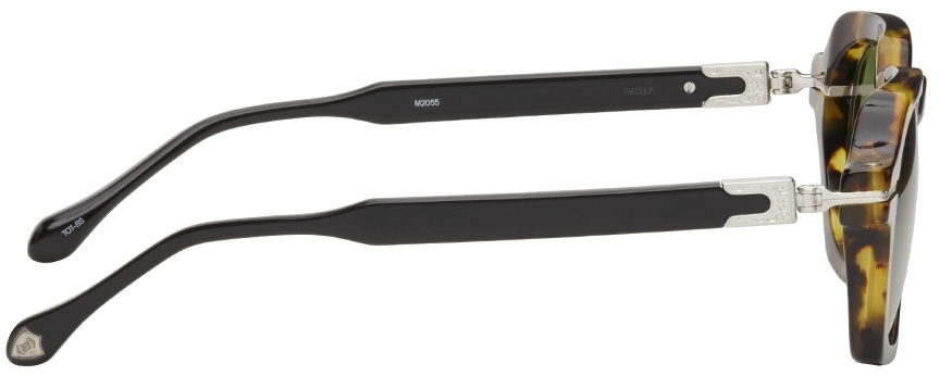 Matsuda Logo Sunglasses In Green