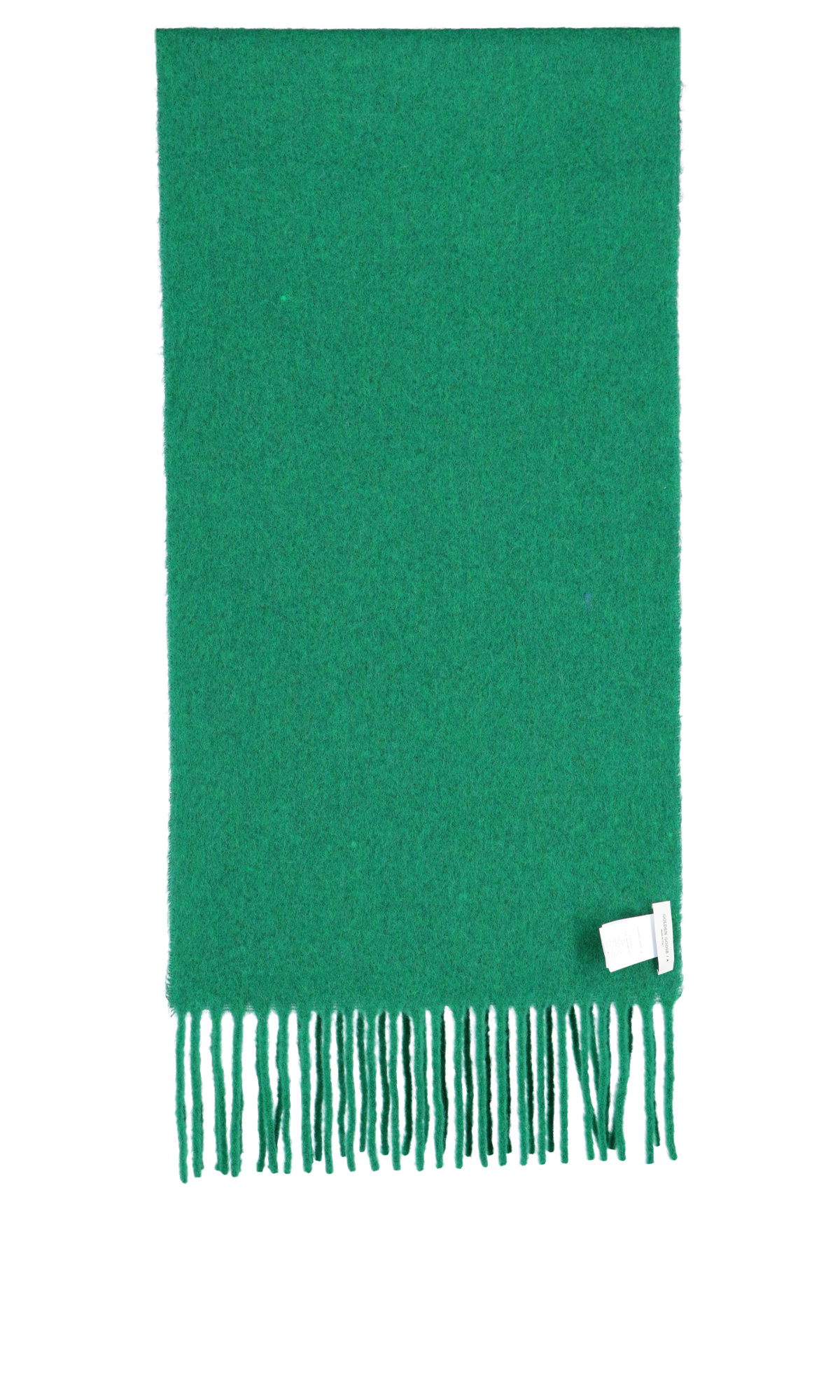 Golden Goose Alpaca Wool-blend Fringed Scarf In Green