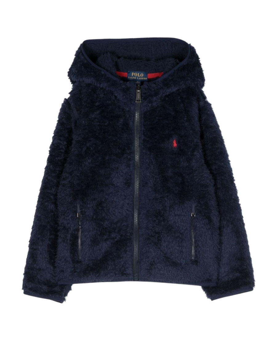 Polo Ralph Lauren Polo Pony Faux-fur Jacket In Black