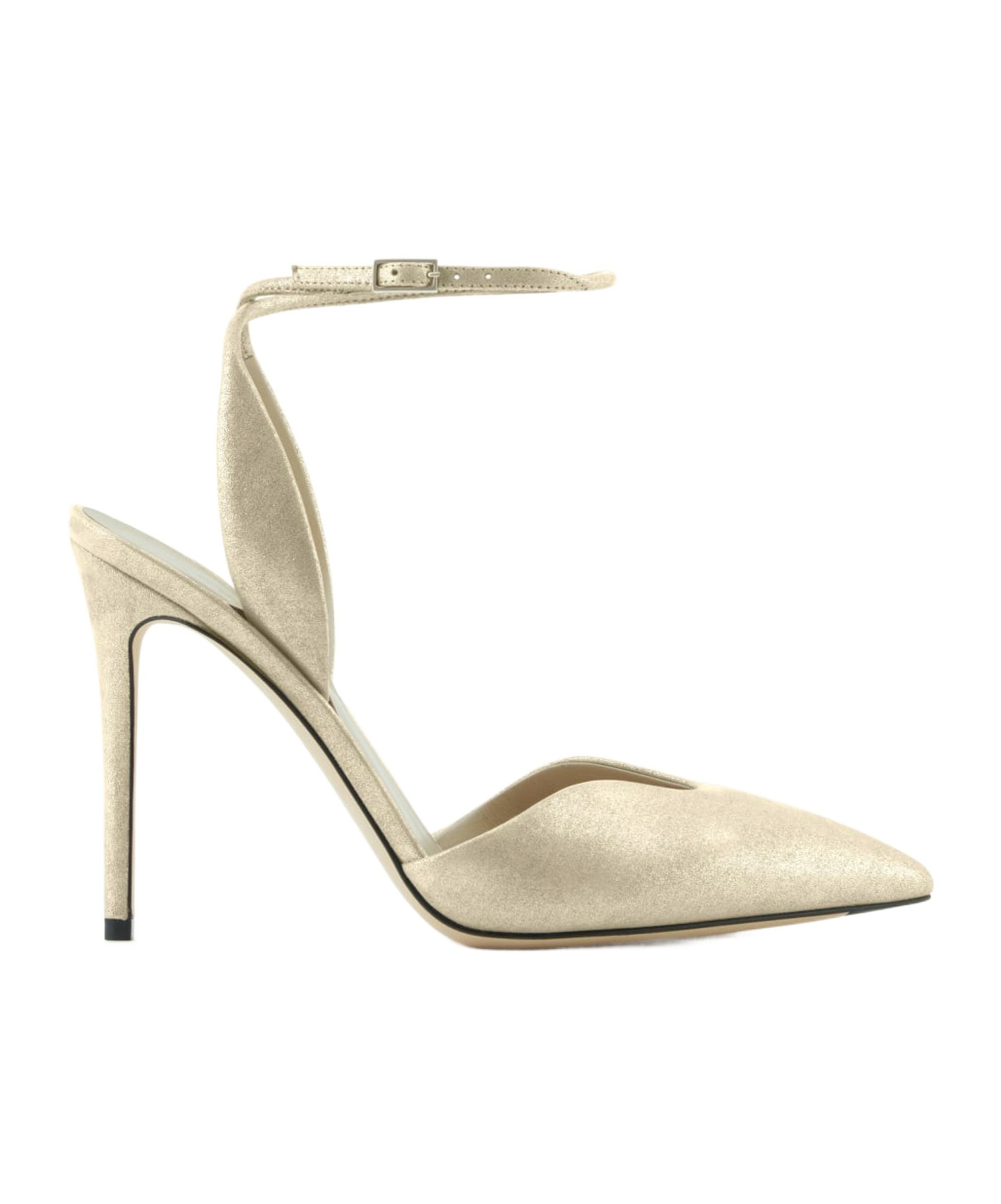 Giorgio Armani Ankle Strap High-heeled Sandals In Nude