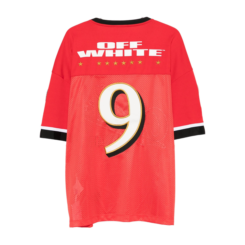 Off-white T-shirt In Red Polyester In Red