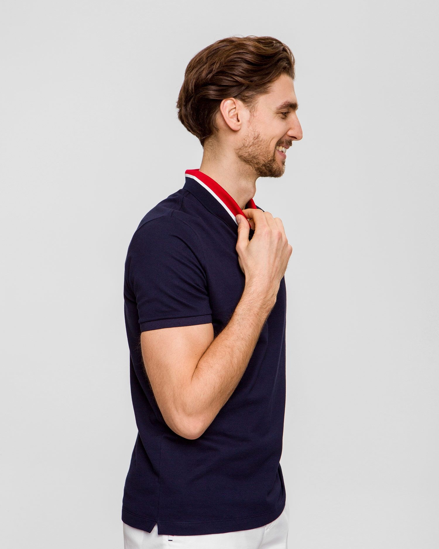 PAUL & SHARK LOGO DETAILS POLO SHIRT 