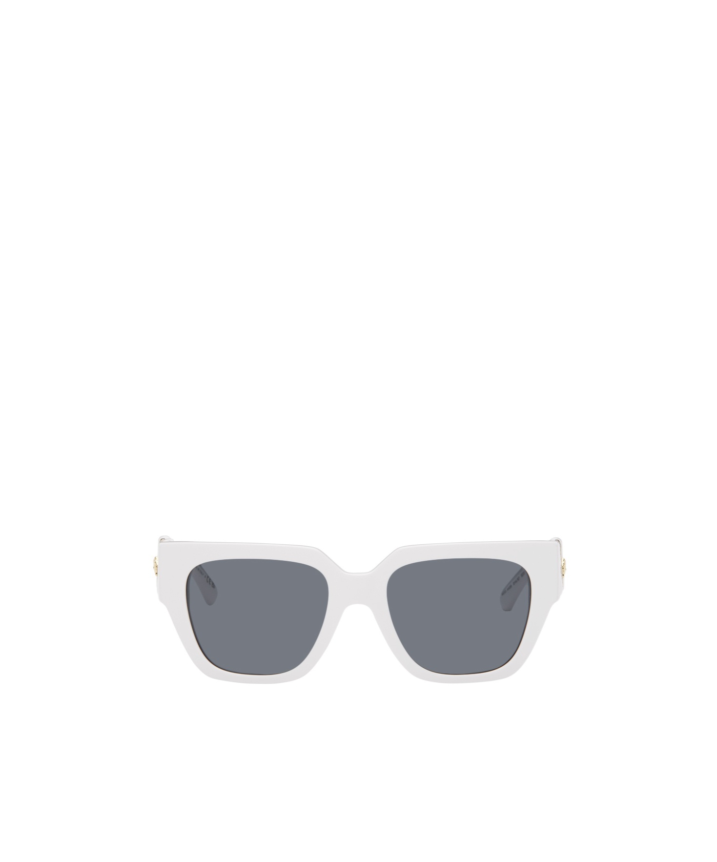 Versace Logo Sunglasses In Gray