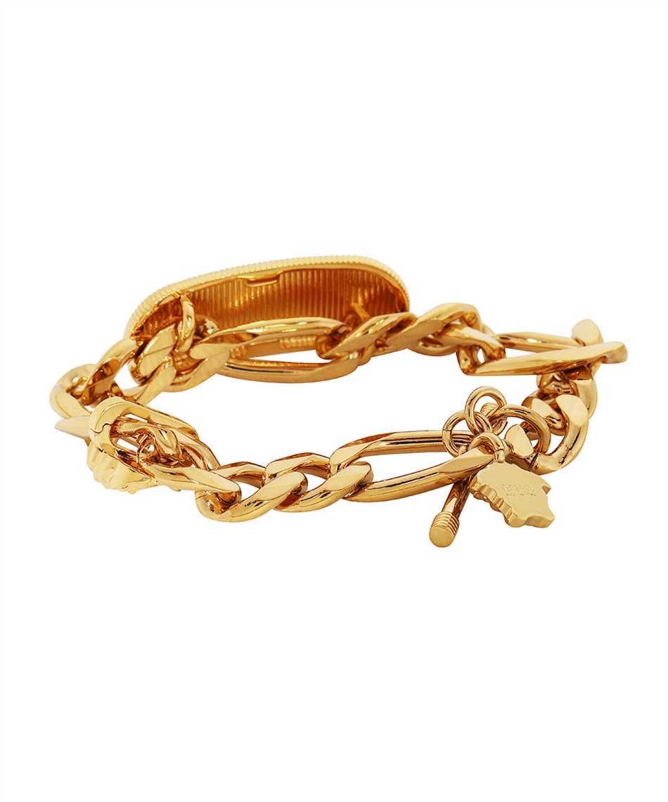 Versace Medusa Plaque Bracelet In Yellow