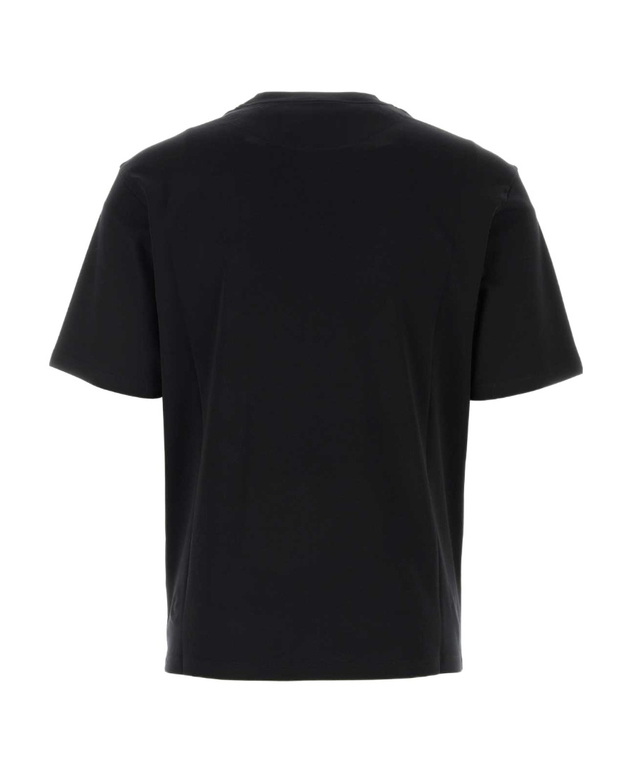 Prada Short Sleeved Crewneck T-shirt In Black