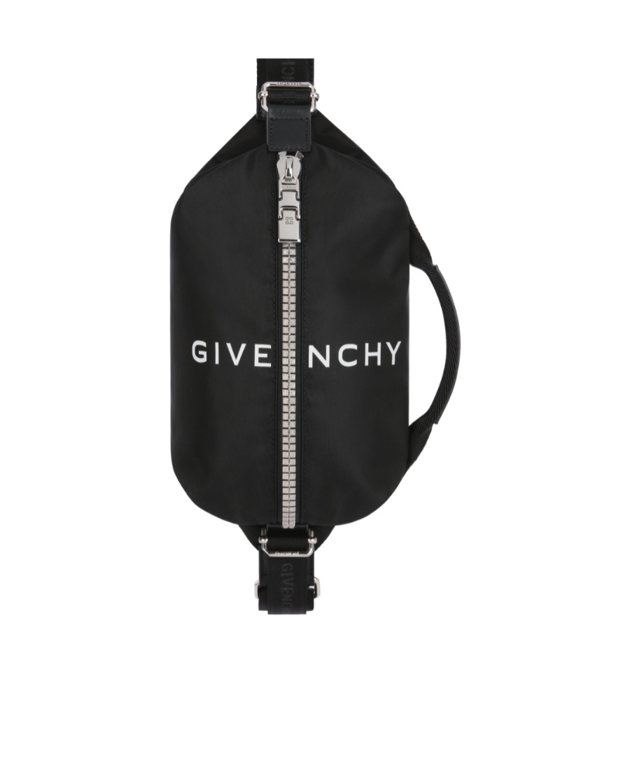 Givenchy Sac Ceinture G-zip En Nylon In Black
