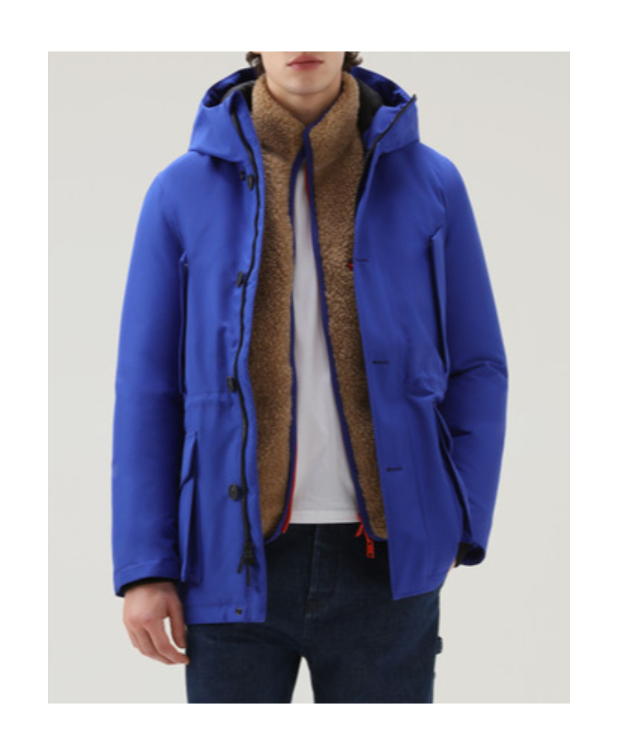 Woolrich Mountain Gtx Parka In Blue