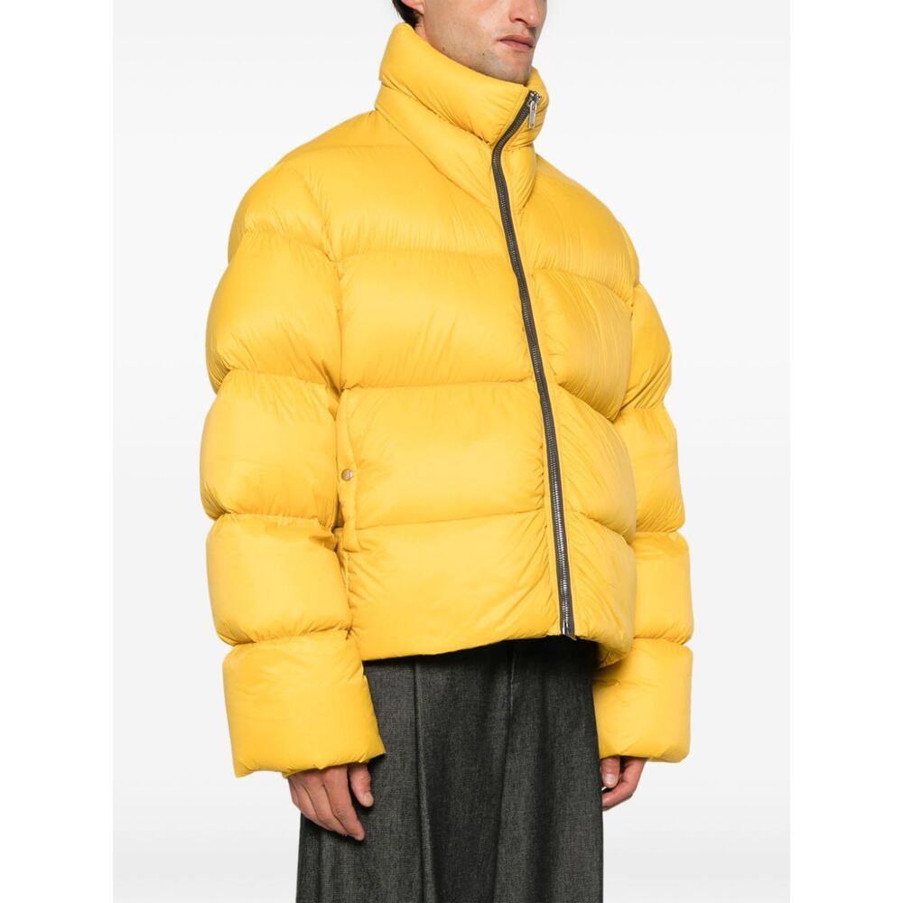 Rick Owens Turtle Jacket In Yellow