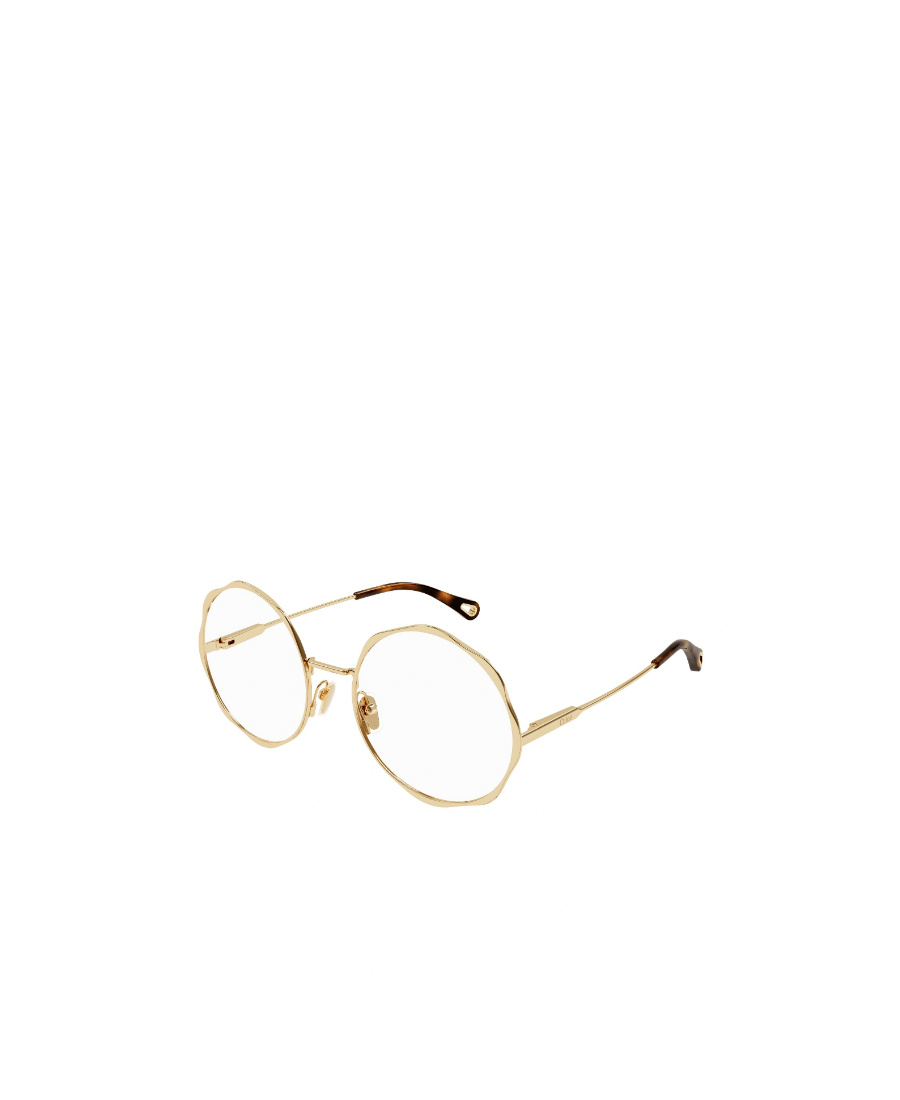 Chloé Eyewear Round Frame Glasses In White