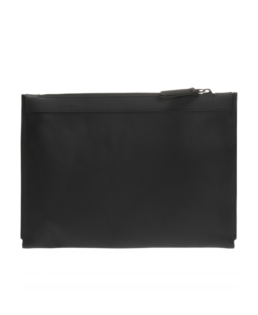 Lanvin Logo Clutch In Black
