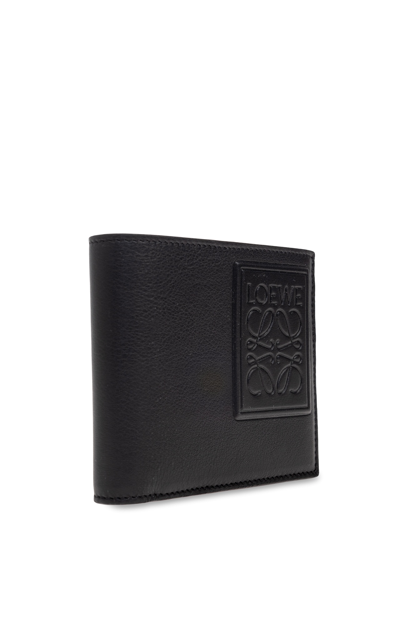 Loewe Logo-embossed Leather Billfold Wallet