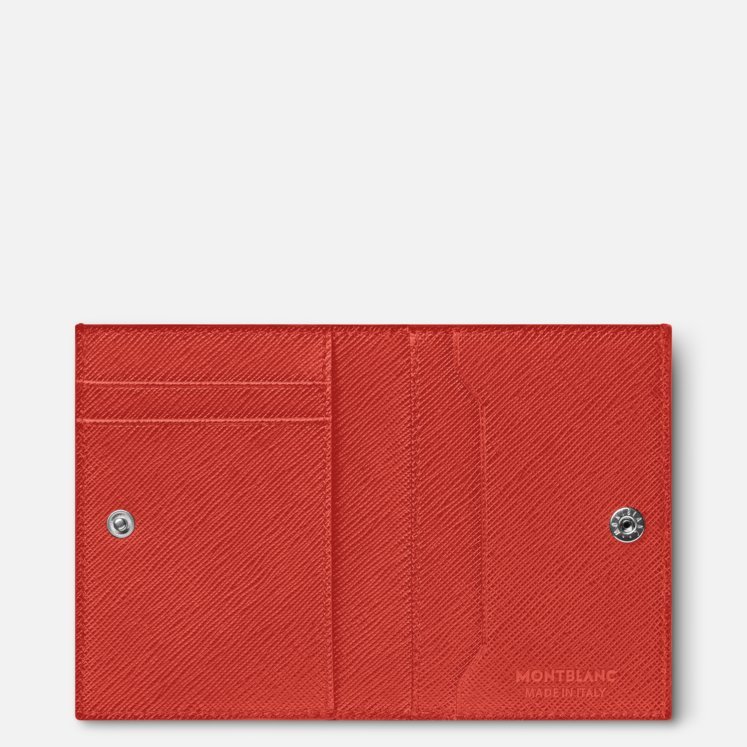 Montblanc Sartorial Mini Wallet In Red