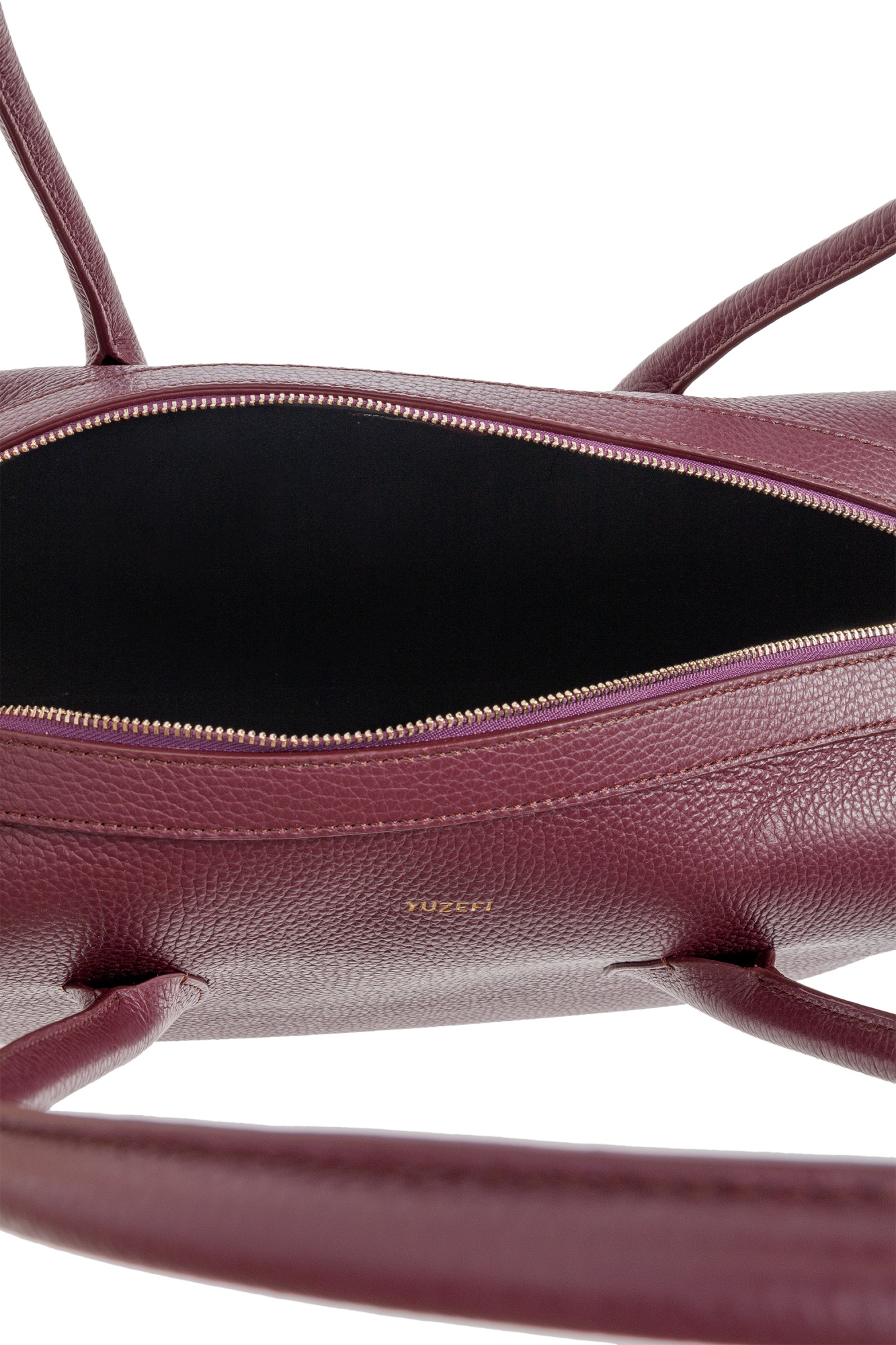 Yuzefi Zipper Shoulder Bag In Red