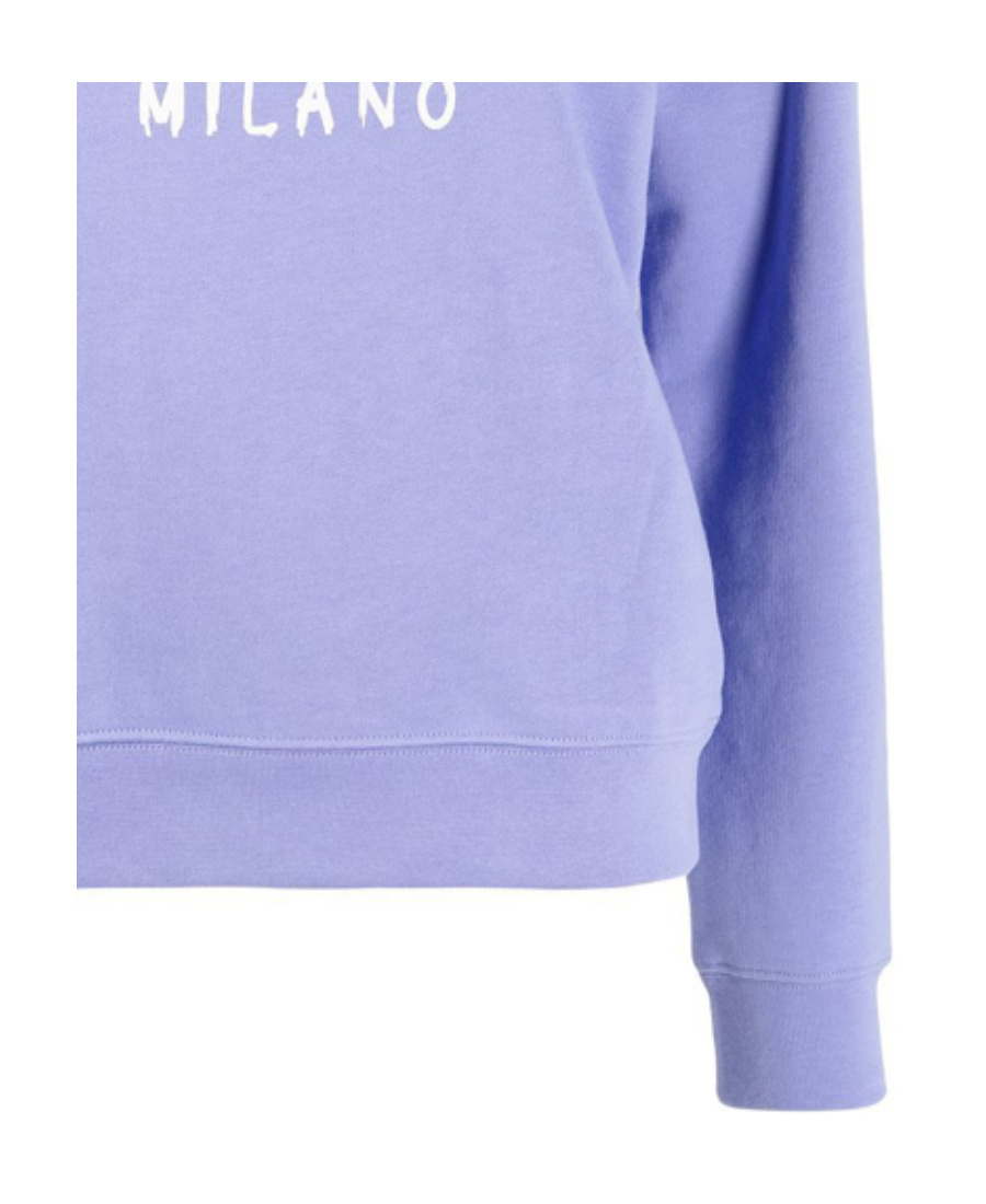 Msgm Logo Details Sweater In Blue