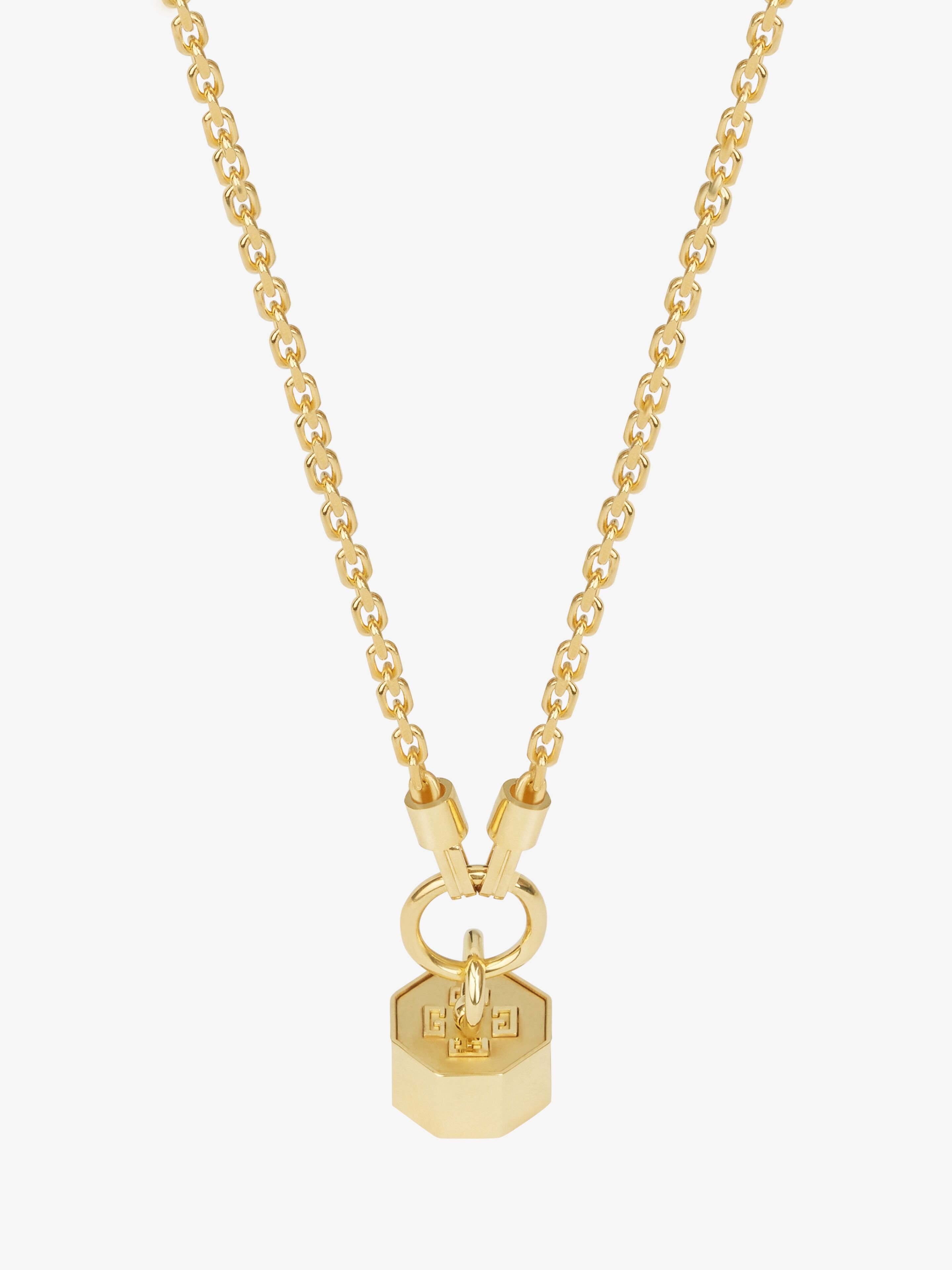 Givenchy 4g Chain Necklace In Yellow