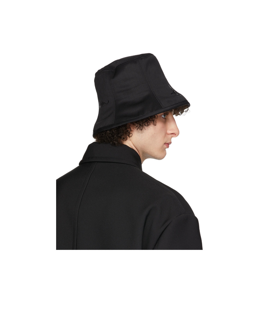 We11 Done Logo Fisherman's Hat In Black