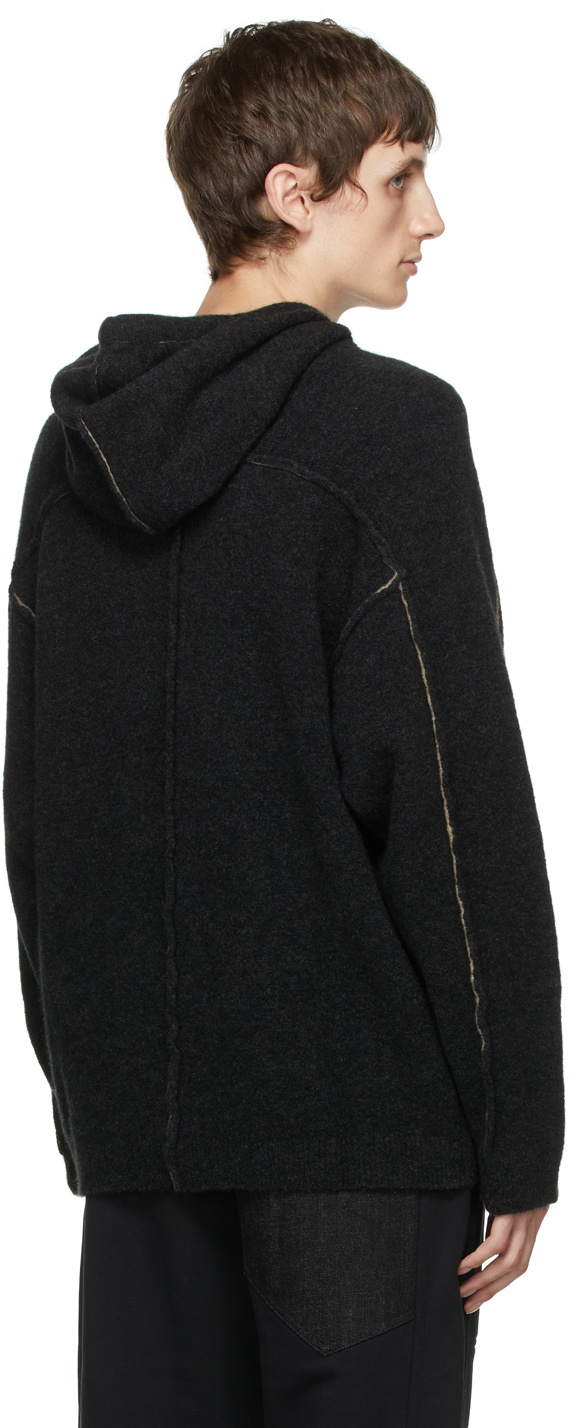 Isabel Benenato Maglia Collo Alto Con Coulisse In Black