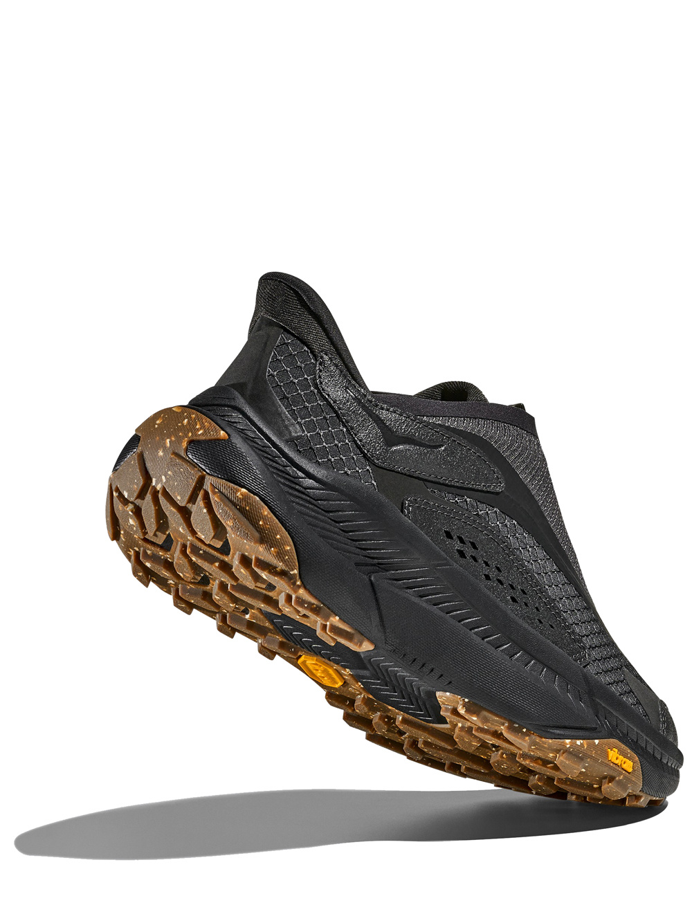 Hoka Streamlined Black Sneakers With Zippered Closure In Multi