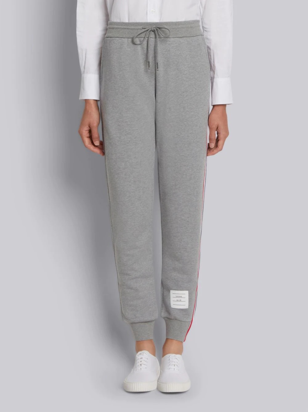 THOM BROWNE CLASSIC LOOPBACK STRIPE SWEATPANTS 