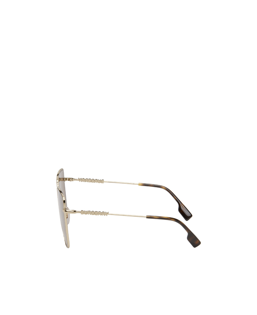 Burberry Logo Sunglasses In Brown