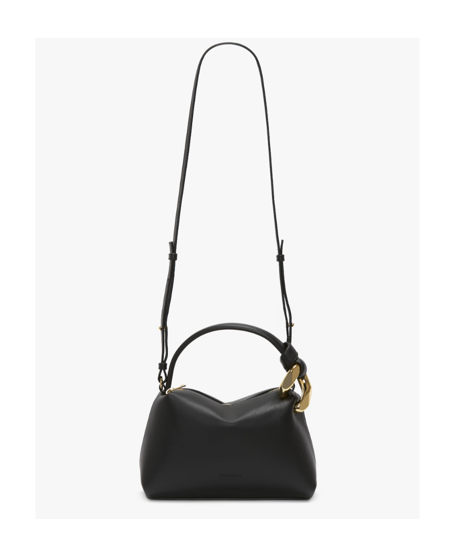 Jw Anderson The Jwa Corner Crossbody In Black