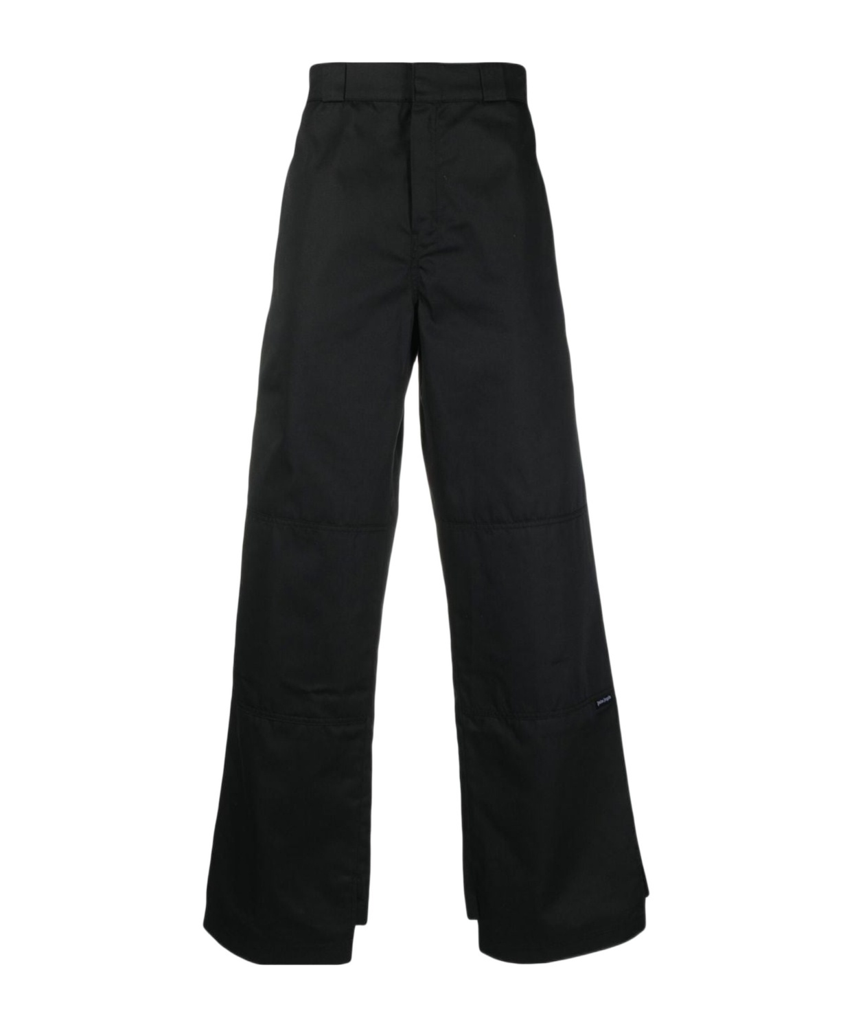 Palm Angels Reversed Waistband Chino Pant In Black