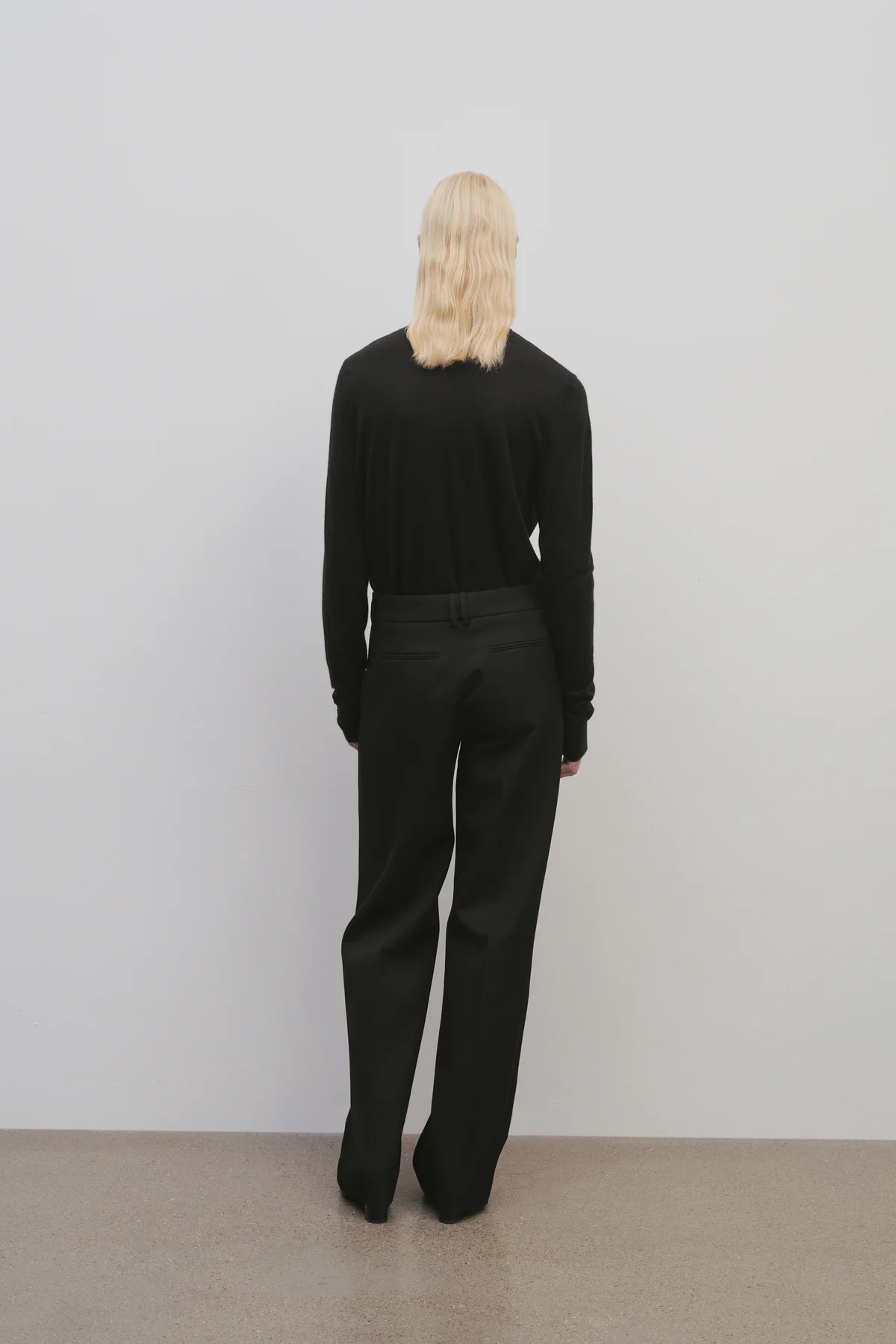 The Row Bremy Straight-leg Trousers In Black