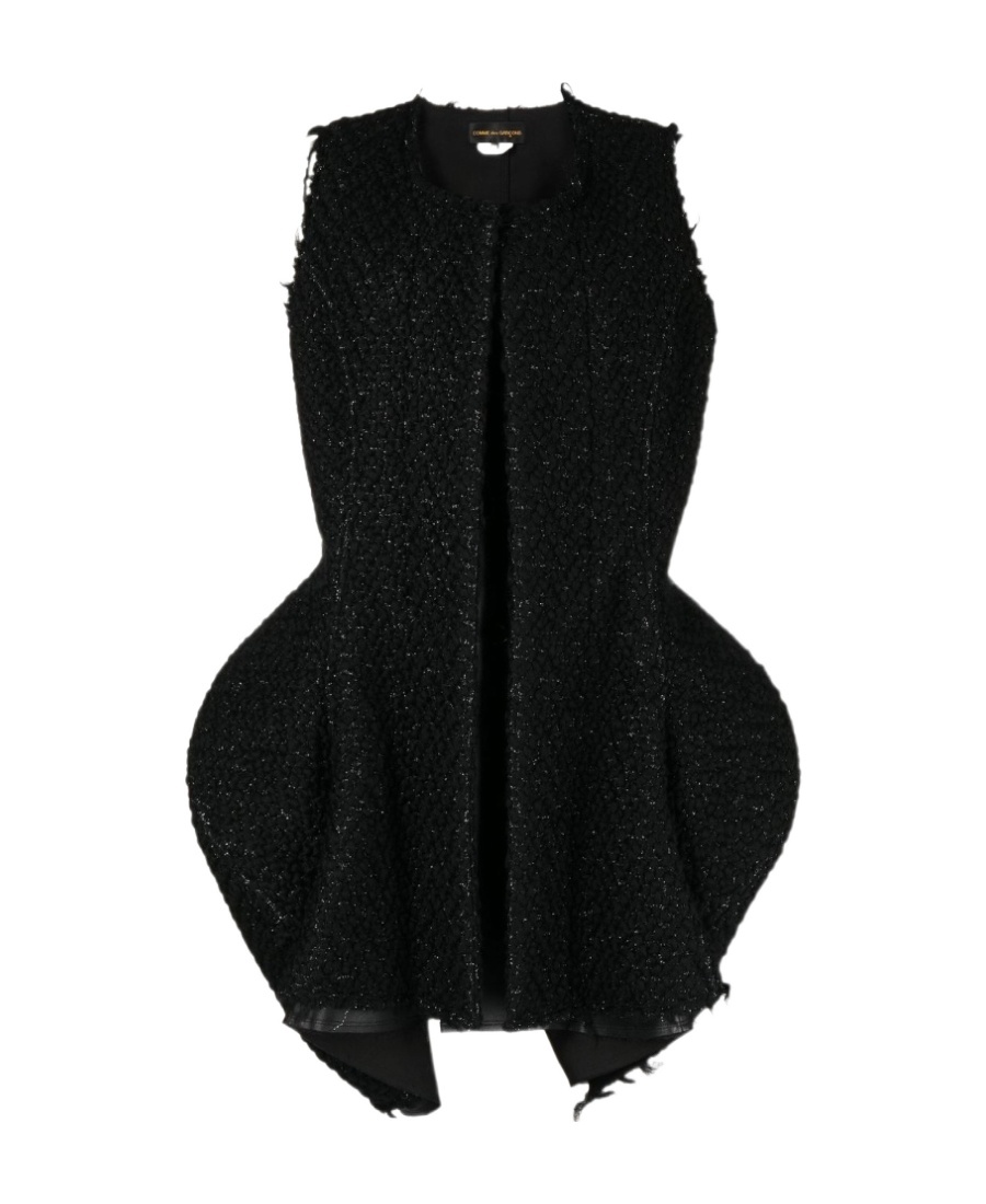COMME DES GARÇONS SLEEVELESS WOOL COAT 