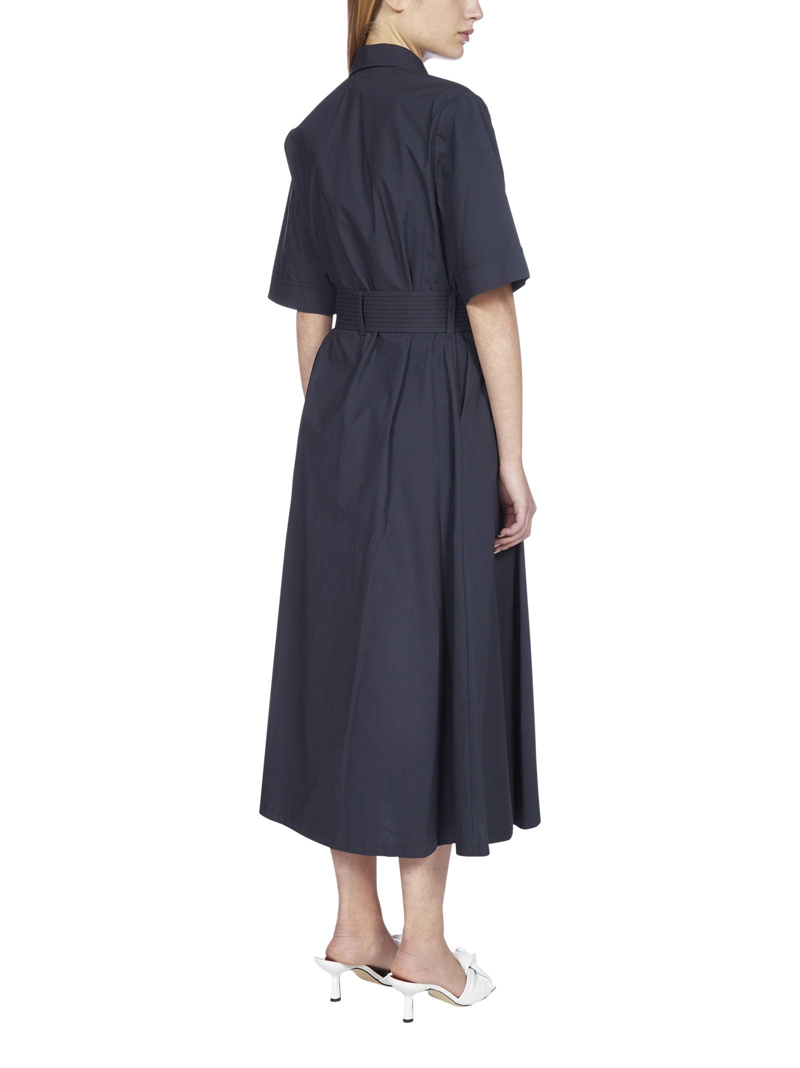 P.a.r.o.s.h Short-sleeve Midi Shirtdress