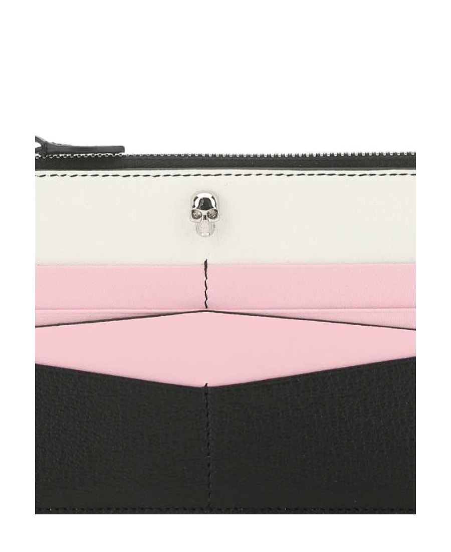 Alexander Mcqueen Colour Block Zip Wallet