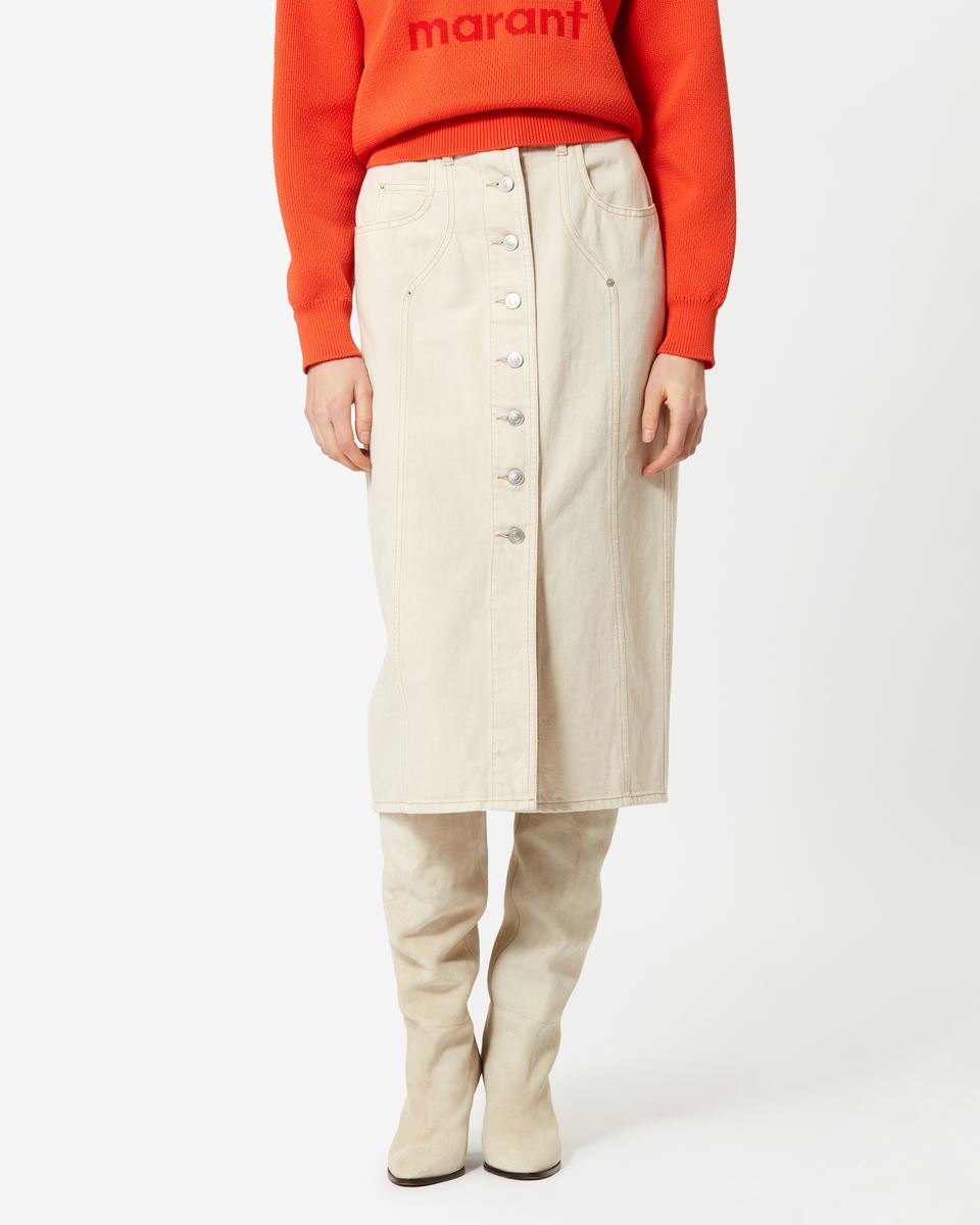 ISABEL MARANT ÉTOILE VANDY DENIM SKIRT