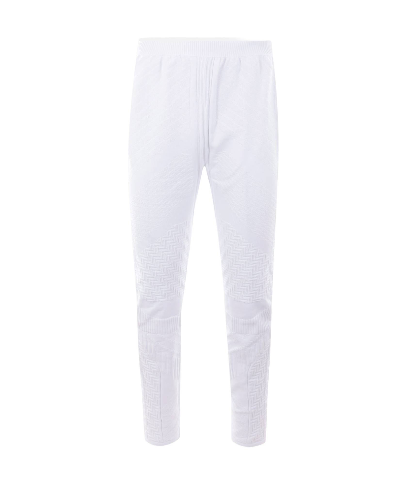 Prada Jacquard Paneled Leggings In White