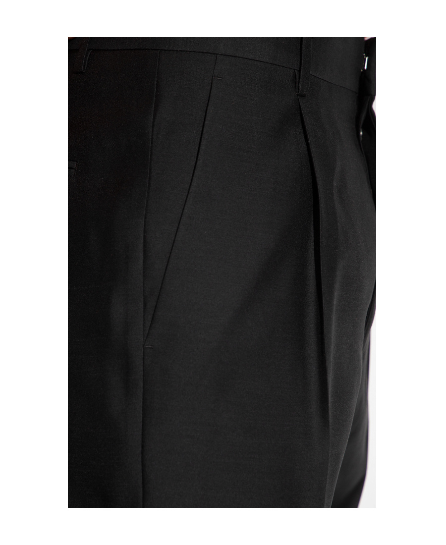 Shop Dsquared2 Pleated Tailored Trousers In Black