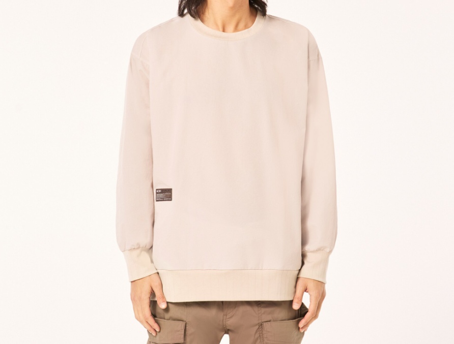 Oakley Long Sleeve Crew Neck Sweater With Patch