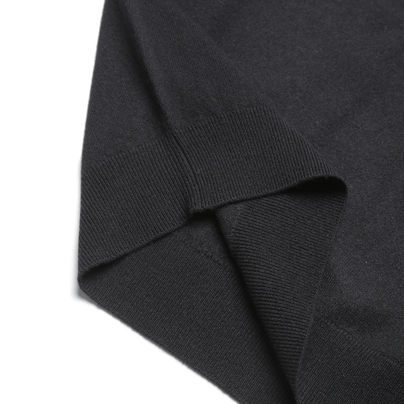 Zegna Long-sleeved Sweater In Black
