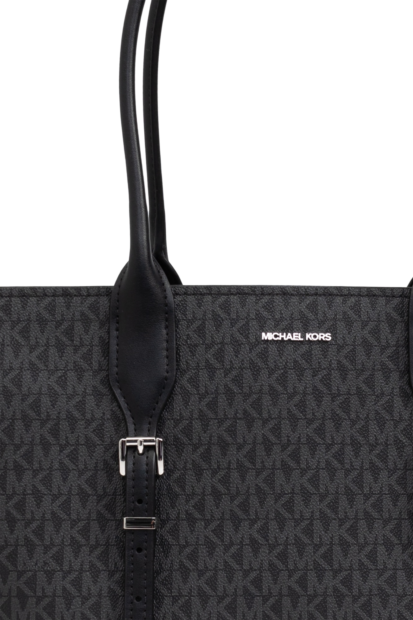 Michael Michael Kors Double Handle Shoulder Bag In Black