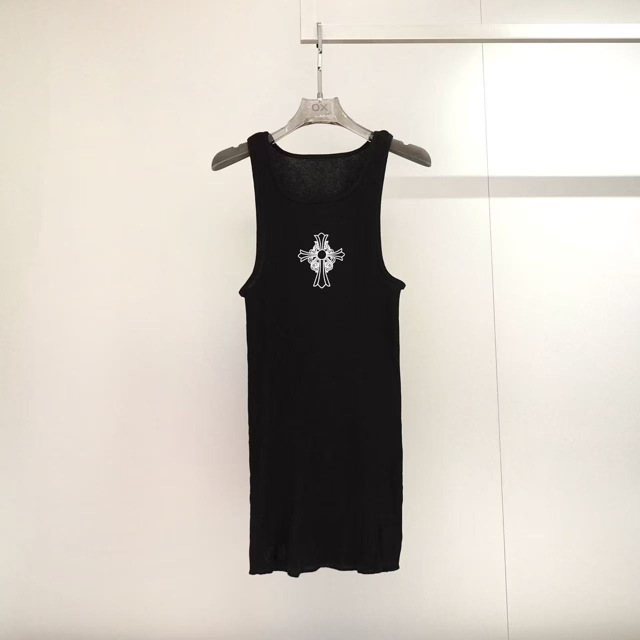 Chrome Hearts Cross Vest In Black
