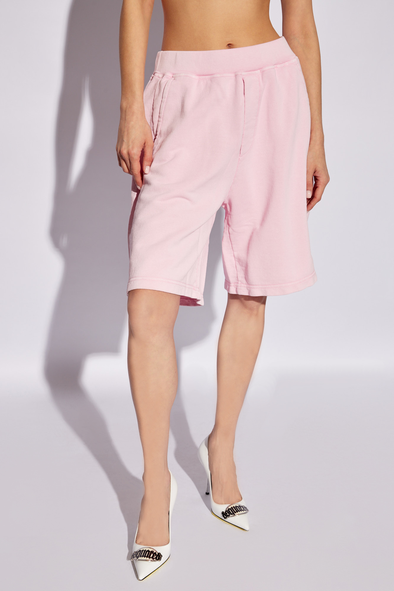 Dsquared2 Shorts With Logo In Pink