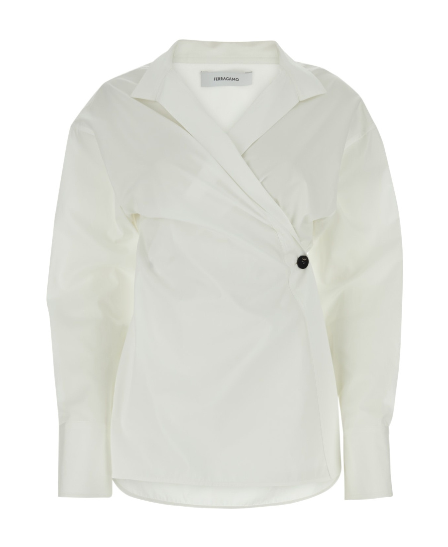 Ferragamo Camicia In White