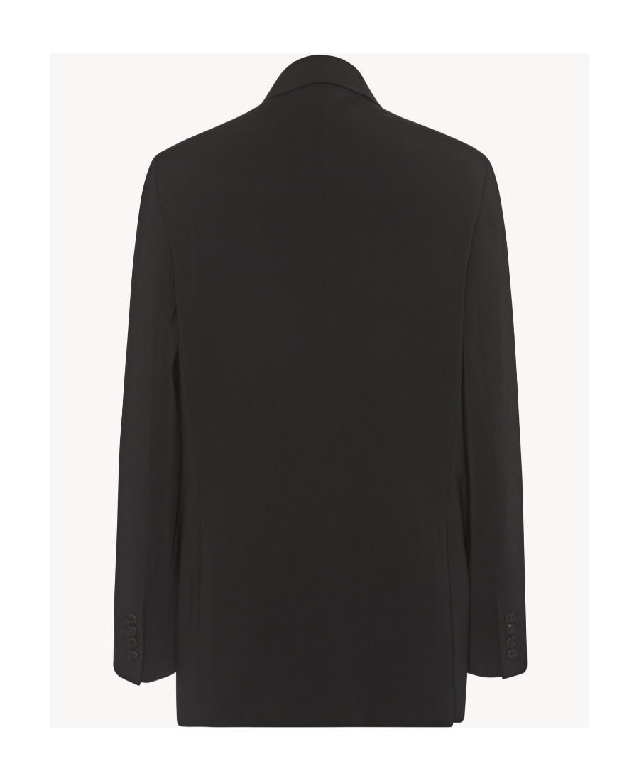 The Row Tristana Double-breasted Blazer In Black