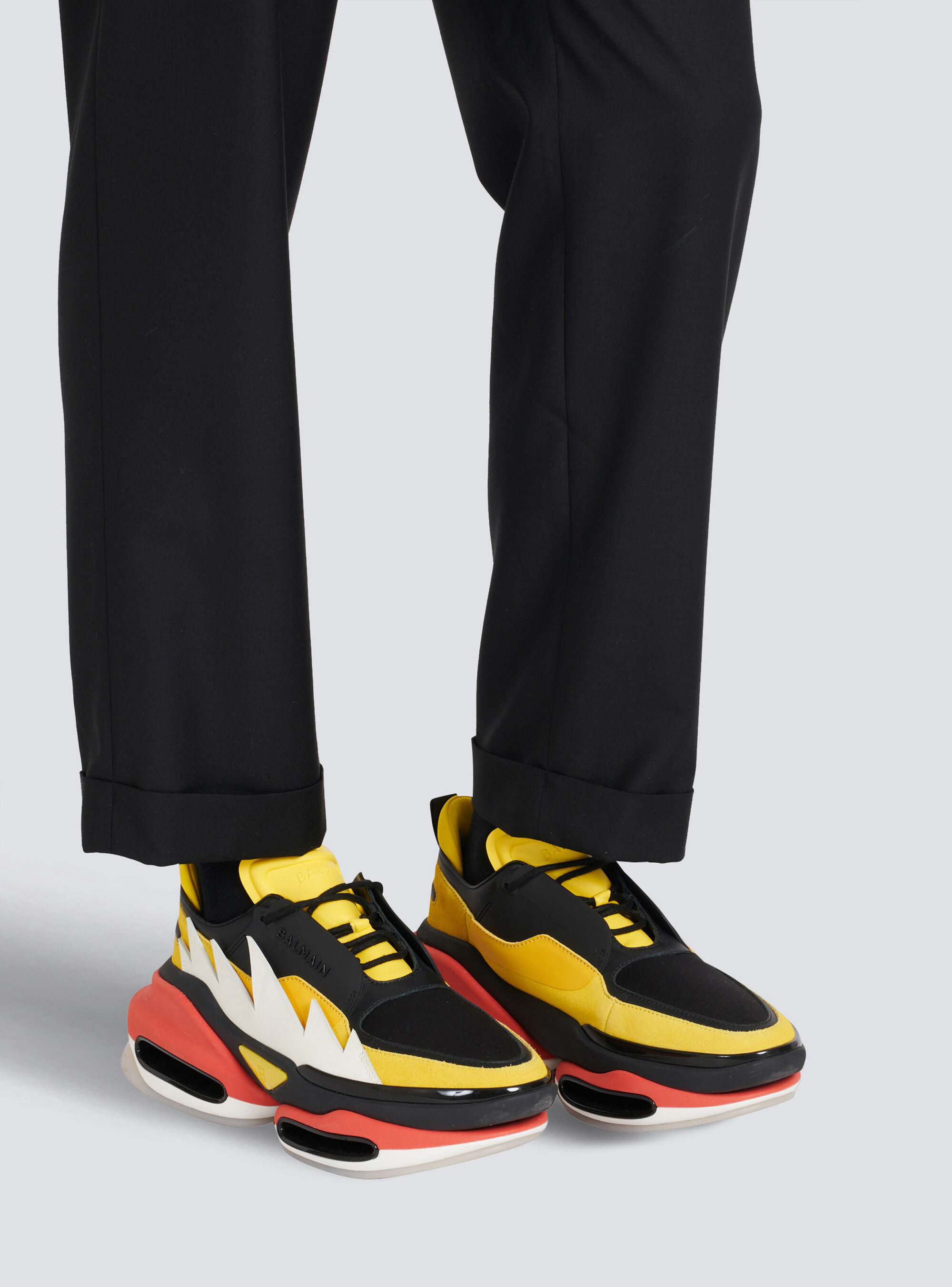 Balmain X Pok�mon B-bold Low-top Sneakers In Multicolor