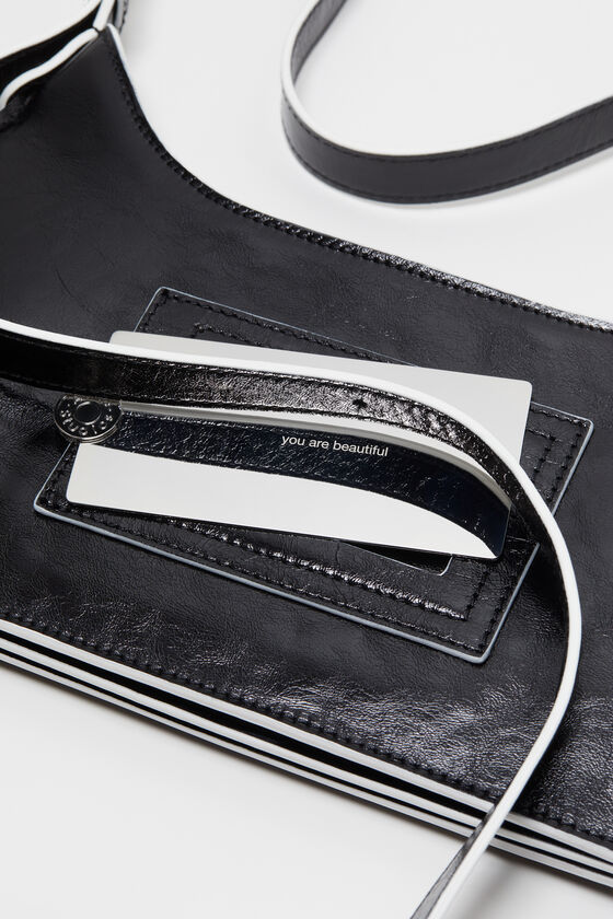 Acne Studios Mini Platt Shoulder Bag In Black