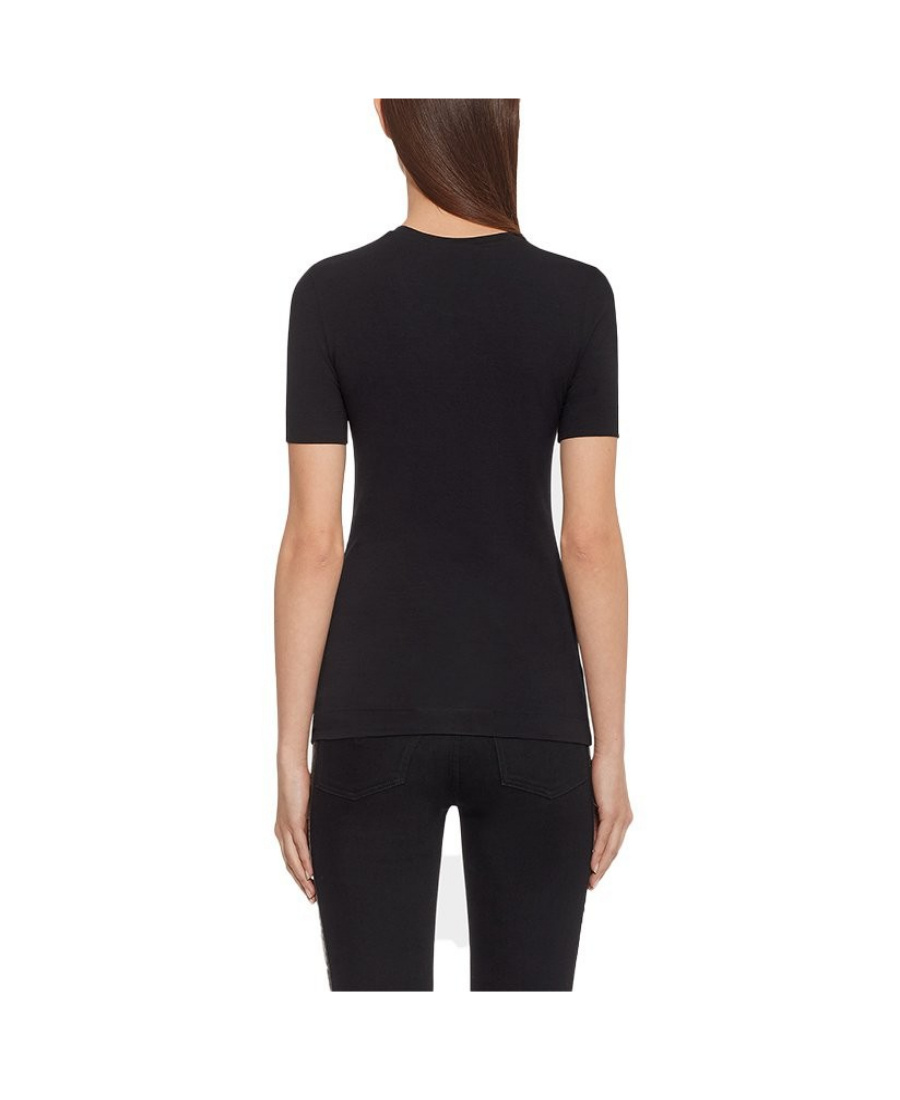 Versace Medusa Head Studded T-shirt In Black