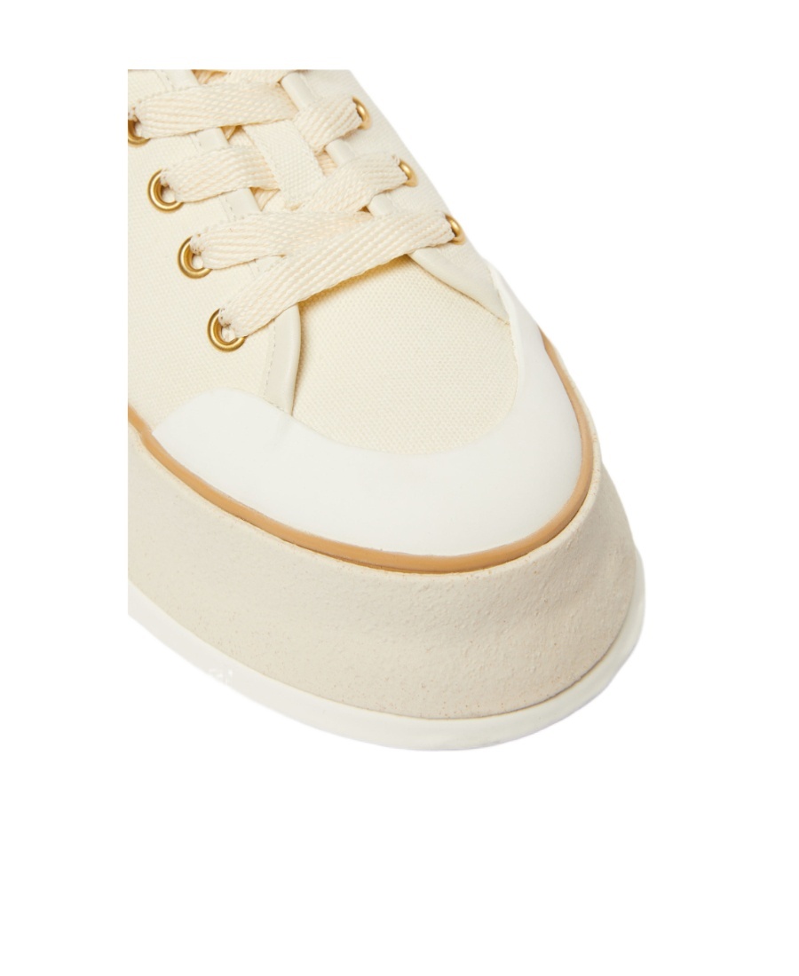 Max Mara Round-headed Boots In White