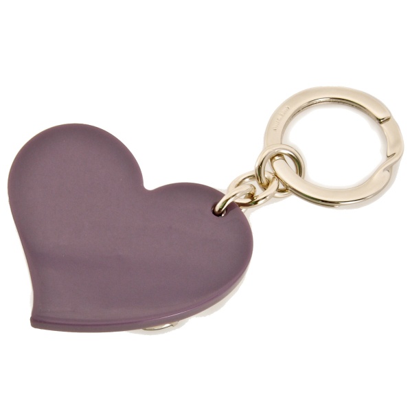 Gucci Heart-shaped Key Chain In Gray